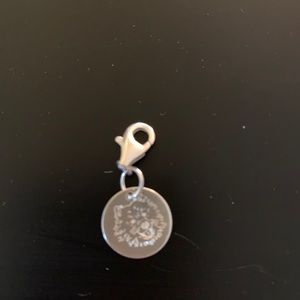 Sterling Silver Samoyed Dog charm